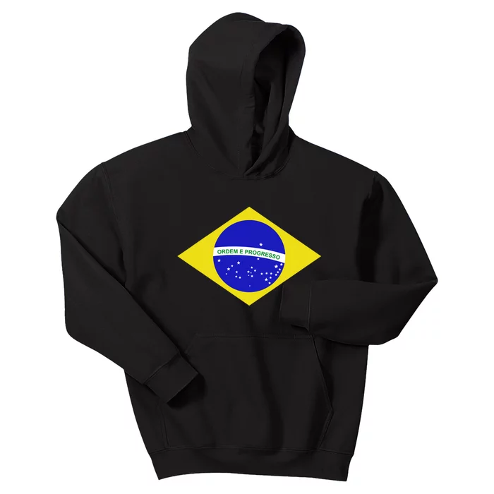 Brazilian Flag Kids Hoodie