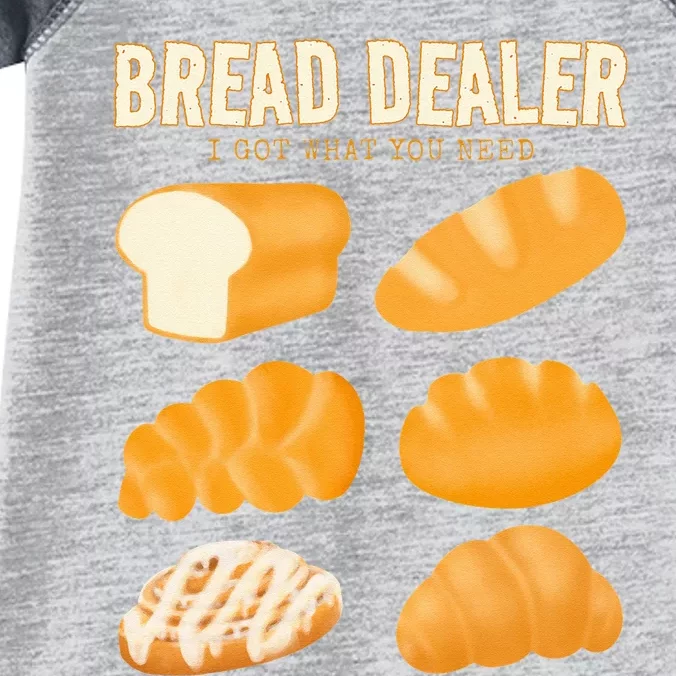 Bakery Funny Bread Baker Bread Dealer Making Dough Baking Infant Baby Jersey Bodysuit