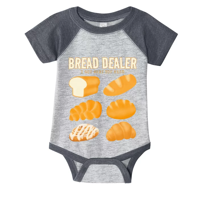 Bakery Funny Bread Baker Bread Dealer Making Dough Baking Infant Baby Jersey Bodysuit