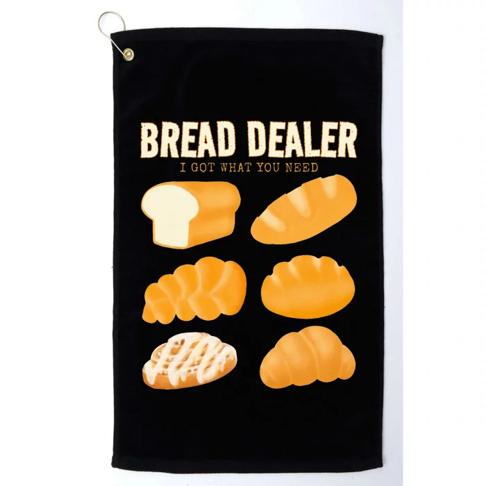 Bakery Funny Bread Baker Bread Dealer Making Dough Baking Platinum Collection Golf Towel