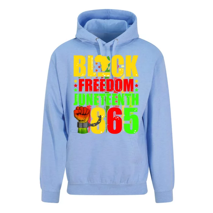 Black Freedom Black History Juneteenth Pride American Flag Funny Gift Unisex Surf Hoodie