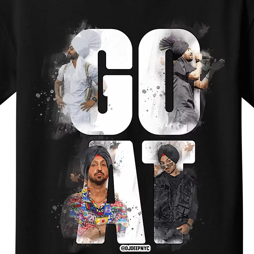 Bangladesh Flag Cricket 2024 Fans Playerdiljit Dosanjh G.O.A.T Coach Bangladeshi Kids T-Shirt