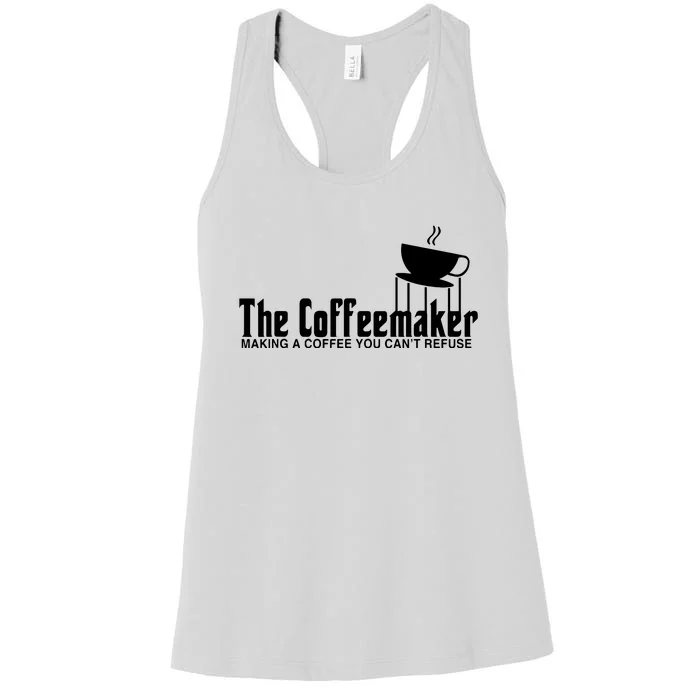 Barista Funny Coffeemaker Gift Best Barista Women's Racerback Tank