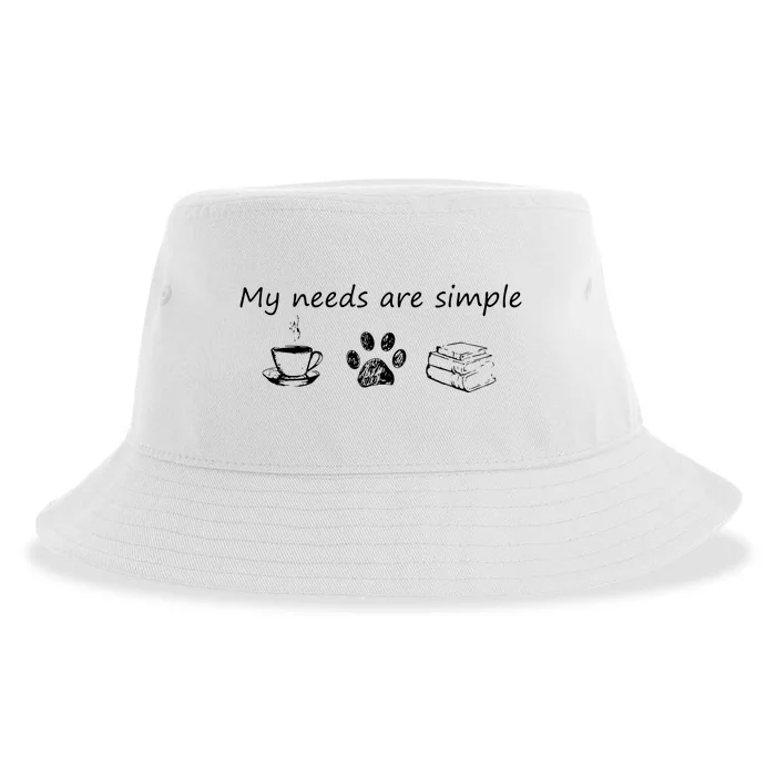 Book Funny Coffee Dog Book Gift Sustainable Bucket Hat