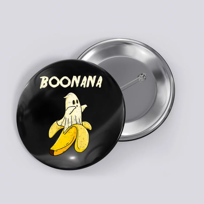 Boonana Funny Cute Banana Ghost Halloween Banana Lover Gifts Button