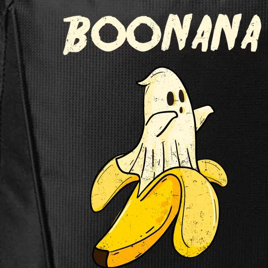 Boonana Funny Cute Banana Ghost Halloween Banana Lover Gifts City Backpack