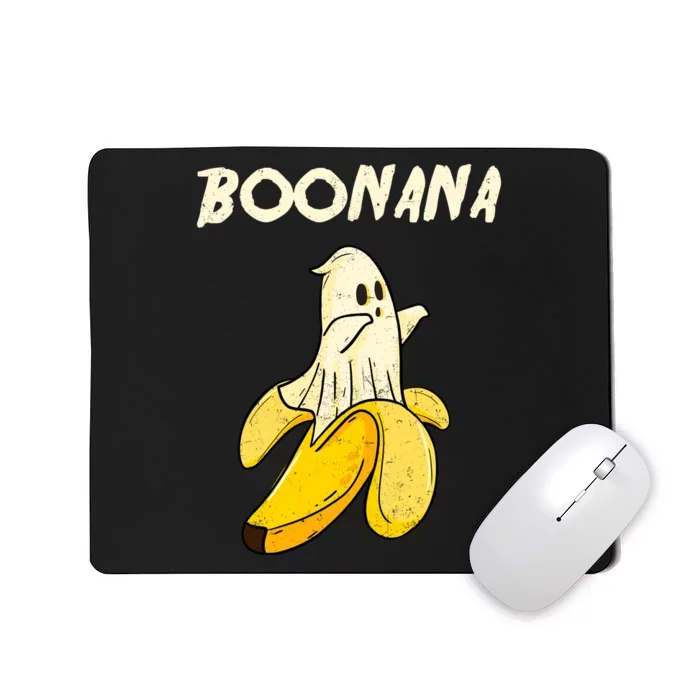 Boonana Funny Cute Banana Ghost Halloween Banana Lover Gifts Mousepad