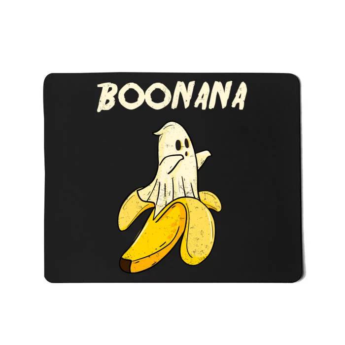 Boonana Funny Cute Banana Ghost Halloween Banana Lover Gifts Mousepad