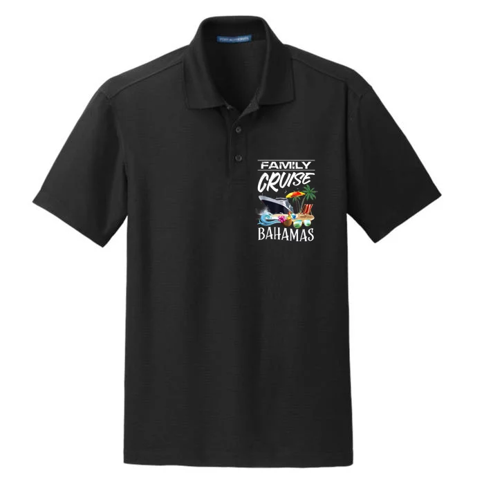 Bahamas Family Cruise Vacation Trip Dry Zone Grid Performance Polo