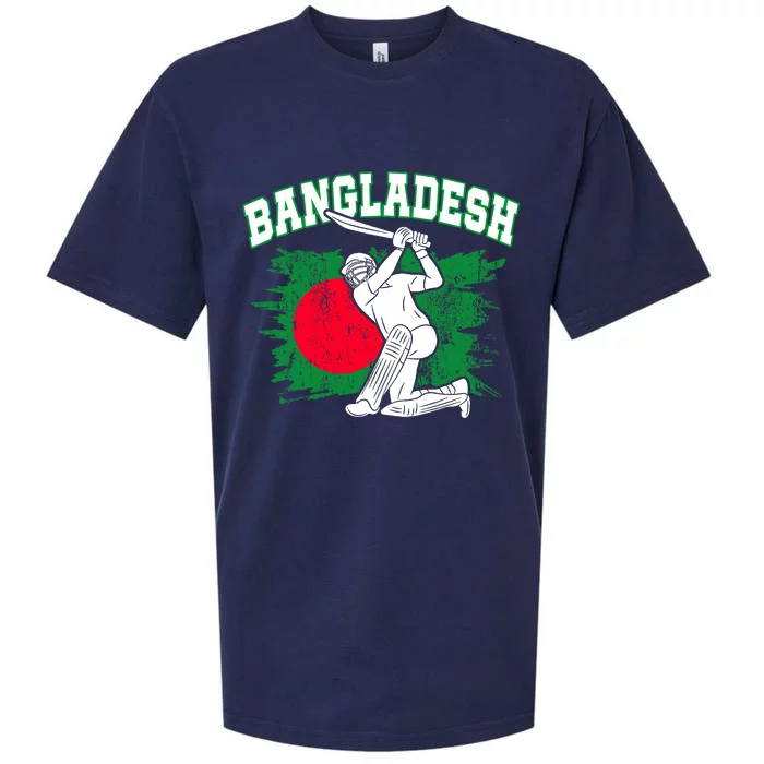 Bangladesh Flag Cricket 2024 Fans Player Coach Bangladeshi Trendy Sueded Cloud Jersey T-Shirt