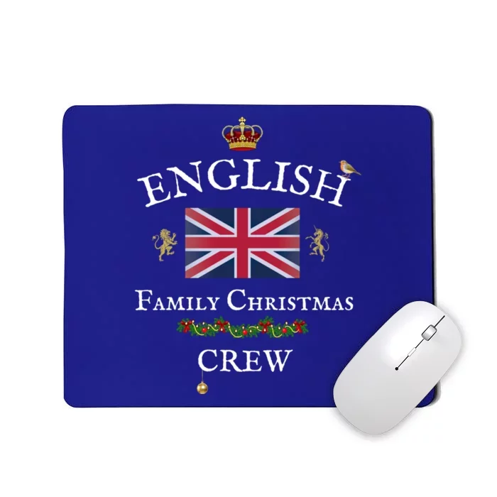 British Family Christmas Crew Union Jack Flag United Kingdom Cool Gift Mousepad