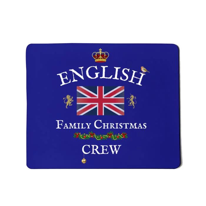 British Family Christmas Crew Union Jack Flag United Kingdom Cool Gift Mousepad