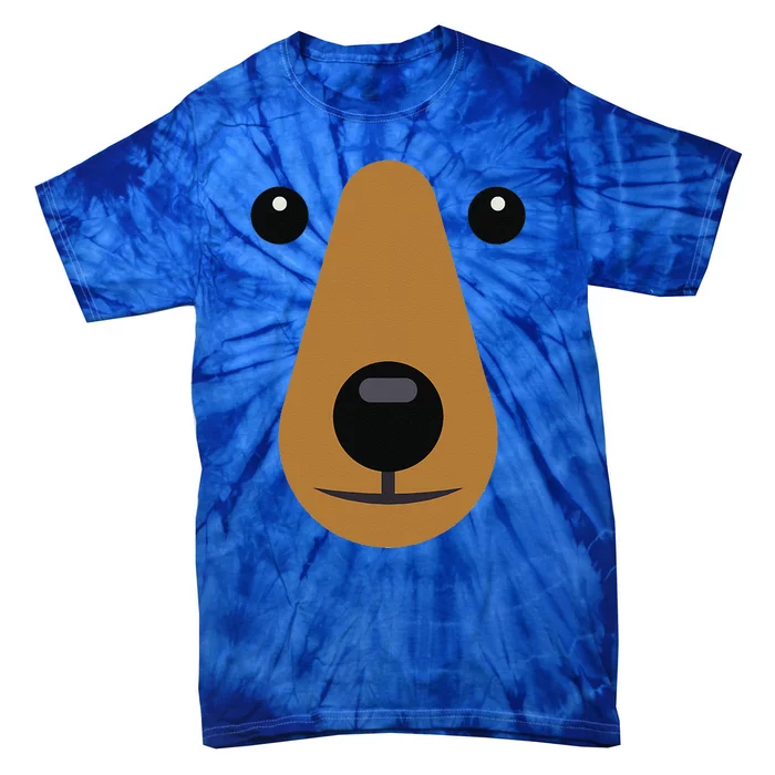 Bear Face Cute Easy Halloween Costumes Tie-Dye T-Shirt