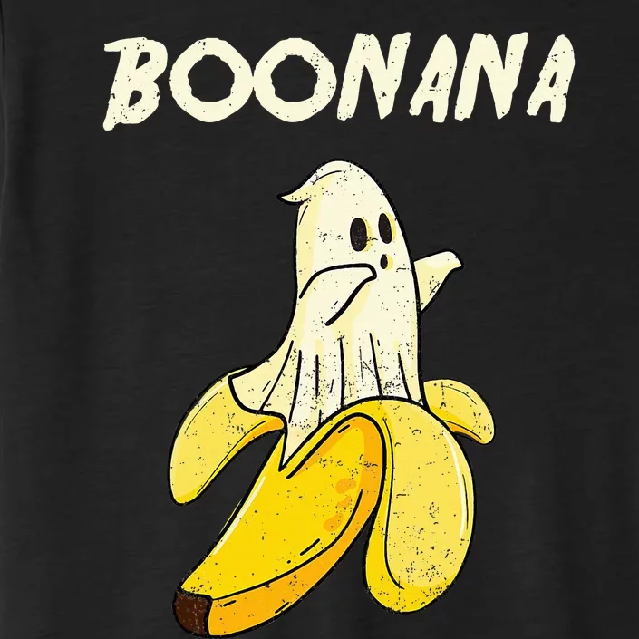 Boonana Funny Cute Banana Ghost Halloween Banana Lover Gifts ChromaSoft Performance T-Shirt