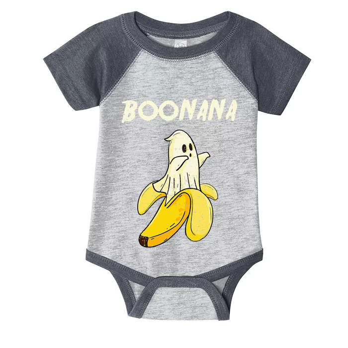 Boonana Funny Cute Banana Ghost Halloween Banana Lover Gifts Infant Baby Jersey Bodysuit