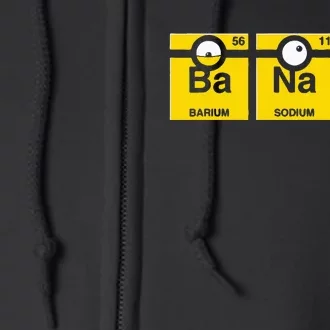 Banana Funny Chemistry Full Zip Hoodie