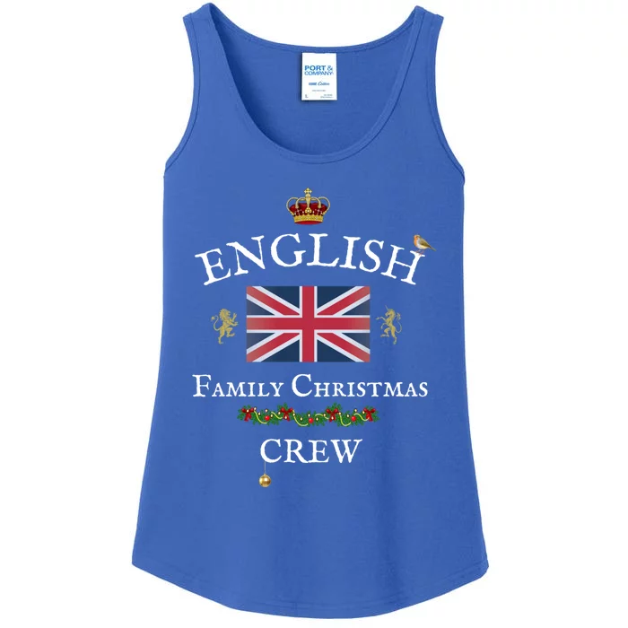 British Family Christmas Crew Union Jack Flag United Kingdom Cool Gift Ladies Essential Tank