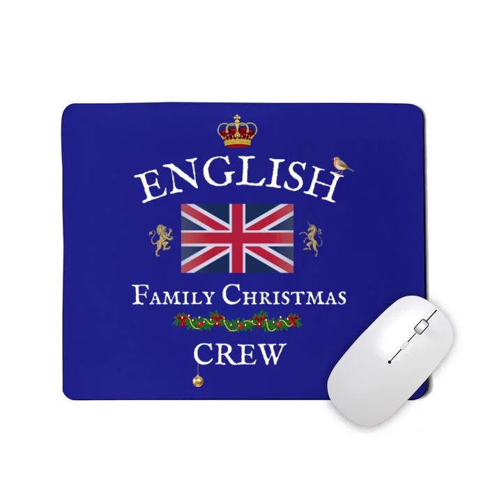 British Family Christmas Crew Union Jack Flag United Kingdom Cool Gift Mousepad