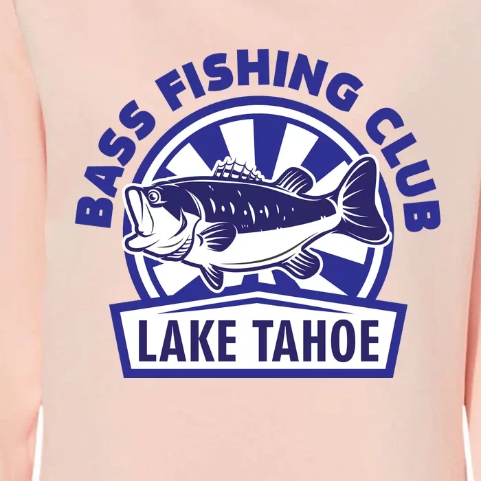 Bass Fishing Club Lake Tahoe Womens California Wash Sweatshirt