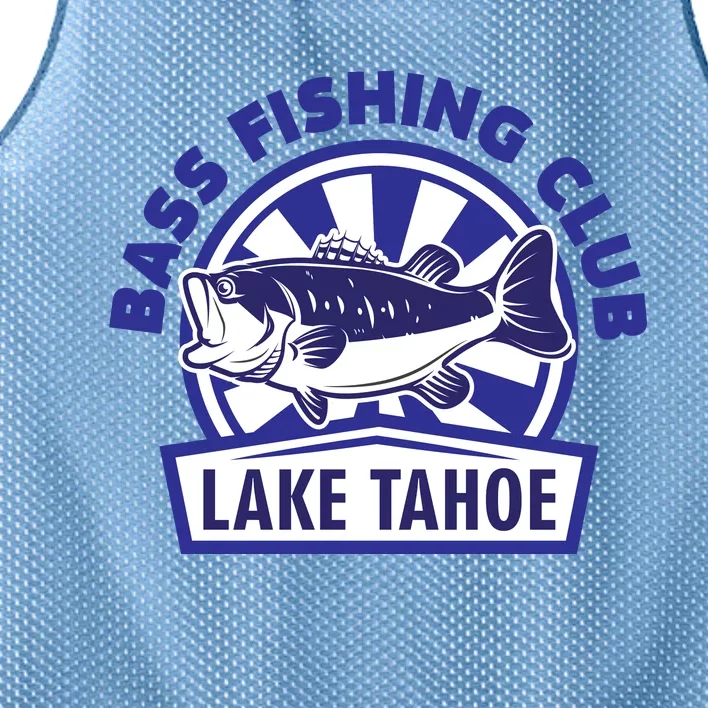 Bass Fishing Club Lake Tahoe Mesh Reversible Basketball Jersey Tank