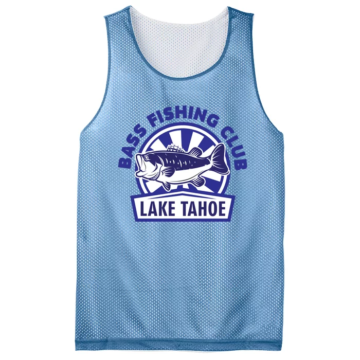 Bass Fishing Club Lake Tahoe Mesh Reversible Basketball Jersey Tank