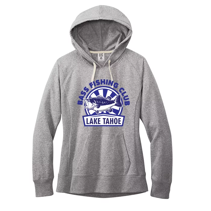 Bass Fishing Club Lake Tahoe Women's Fleece Hoodie