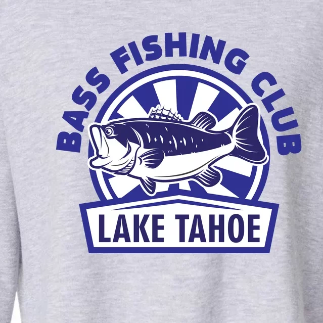 Bass Fishing Club Lake Tahoe Cropped Pullover Crew