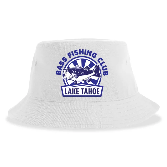 Bass Fishing Club Lake Tahoe Sustainable Bucket Hat