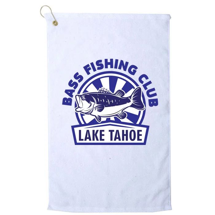 Bass Fishing Club Lake Tahoe Platinum Collection Golf Towel