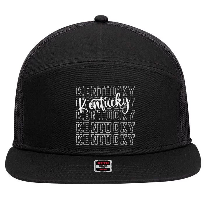 Bluegrass Family Collection 7 Panel Mesh Trucker Snapback Hat