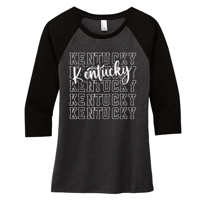 Bluegrass Family Collection Women's Tri-Blend 3/4-Sleeve Raglan Shirt