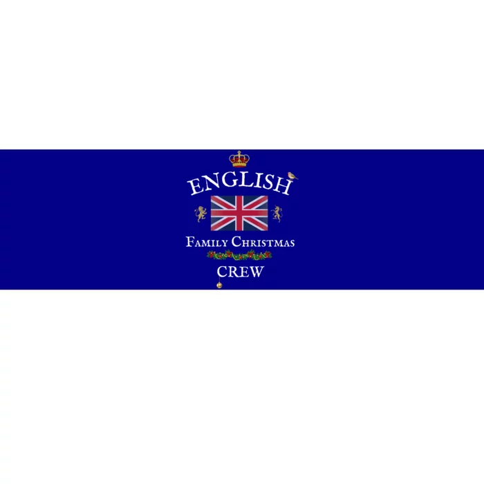 British Family Christmas Crew Union Jack Flag United Kingdom Cute Gift Bumper Sticker