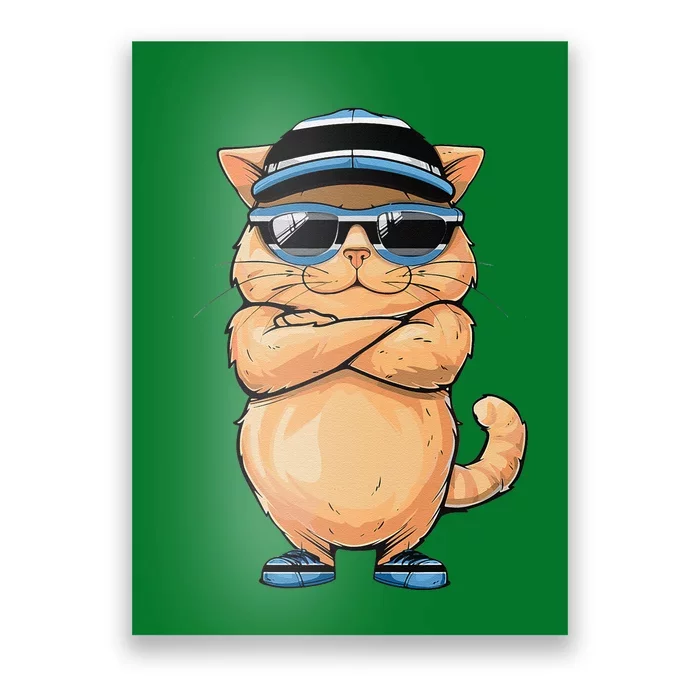 Botswana Flag Cat Mom Souvenirs Products Kitten Motswana Poster