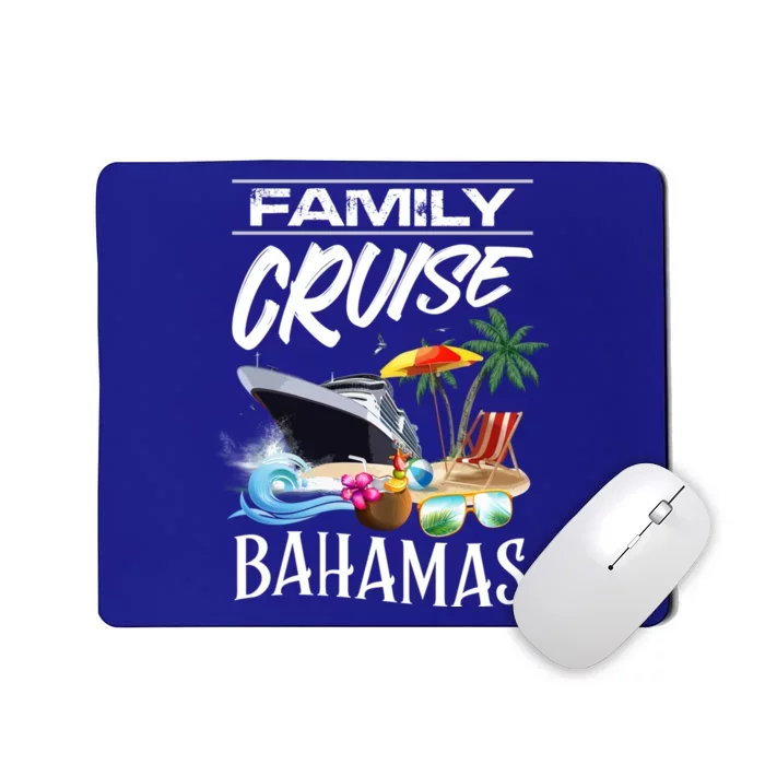 Bahamas Family Cruise Vacation Trip Cool Gift Mousepad