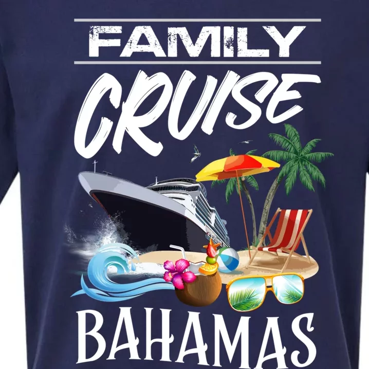 Bahamas Family Cruise Vacation Trip Cool Gift Sueded Cloud Jersey T-Shirt