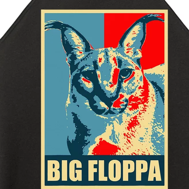 Big Floppa Caracal Cat Meme Women’s Perfect Tri Rocker Tank