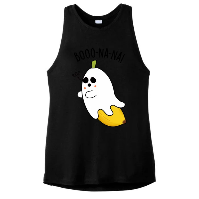 Boonana Funny Cute Banana Ghost Halloween Banana Lover Gifts Ladies Tri-Blend Wicking Tank