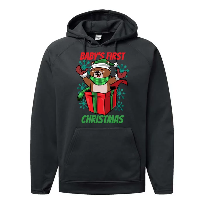 Baby's First Christmas Performance Fleece Hoodie