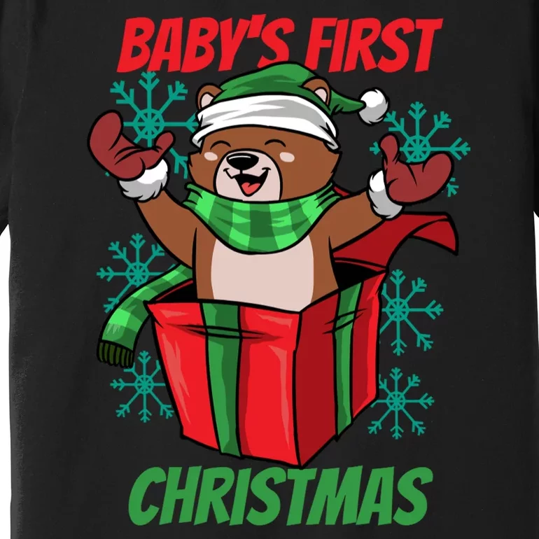 Baby's First Christmas Premium T-Shirt