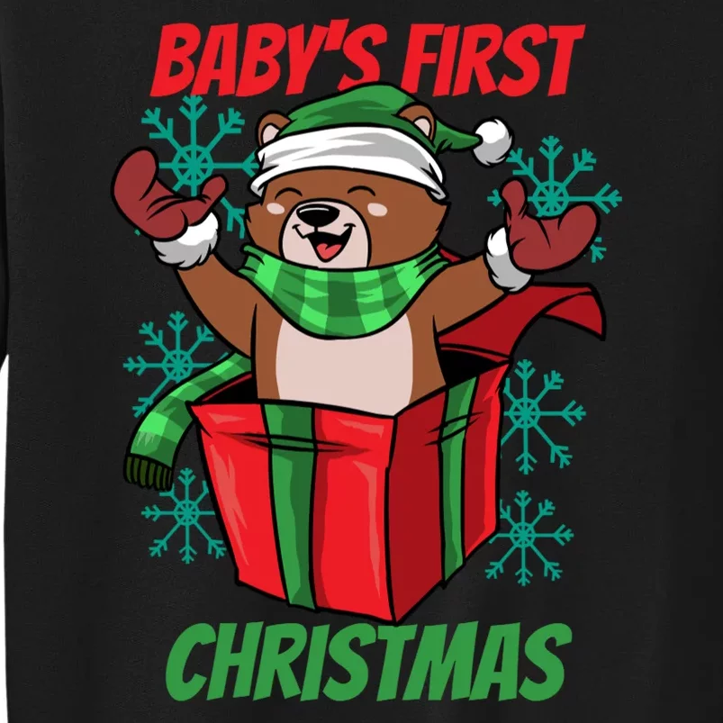 Baby's First Christmas Tall Sweatshirt