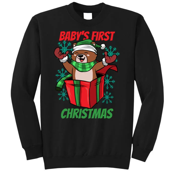 Baby's First Christmas Tall Sweatshirt