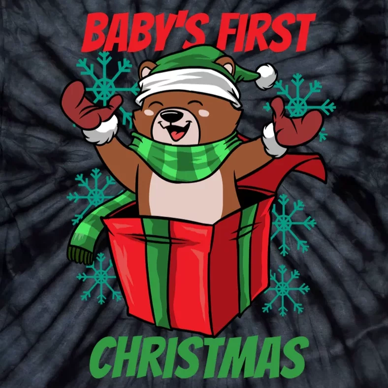 Baby's First Christmas Tie-Dye T-Shirt