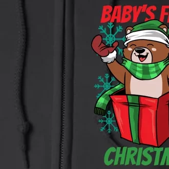 Baby's First Christmas Full Zip Hoodie