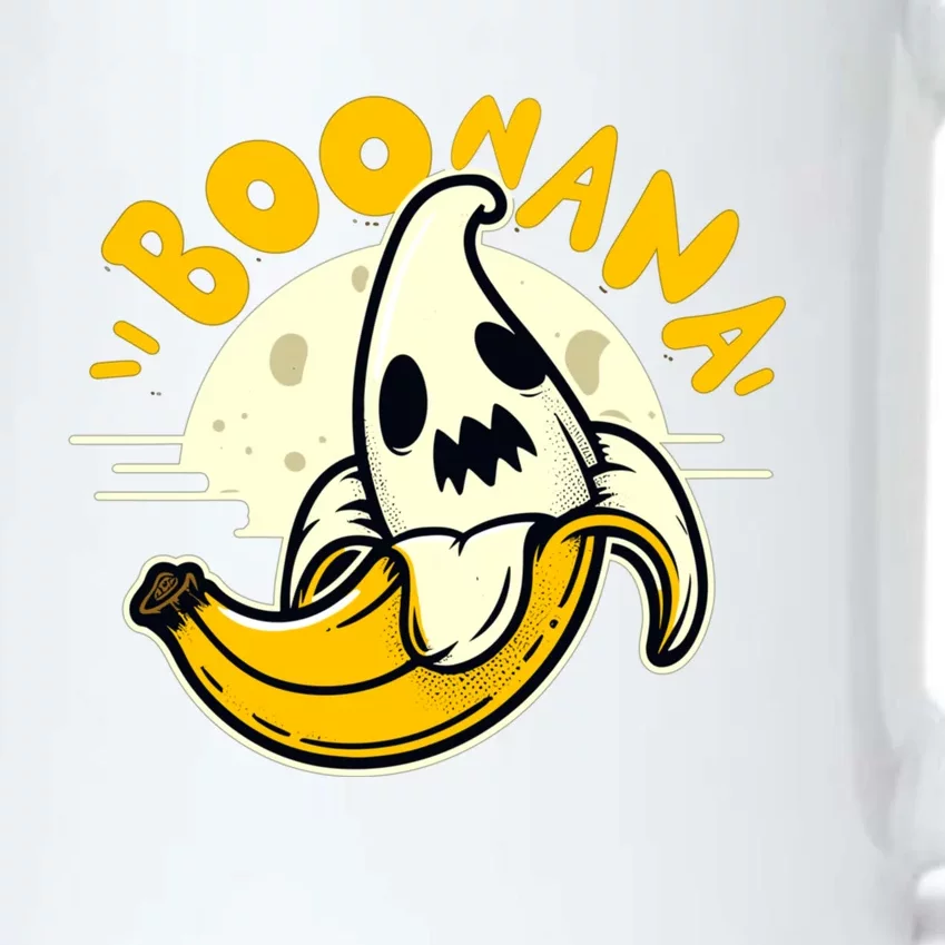 Boonana Funny Cute Banana Ghost Halloween Banana Lover Gifts Black Color Changing Mug