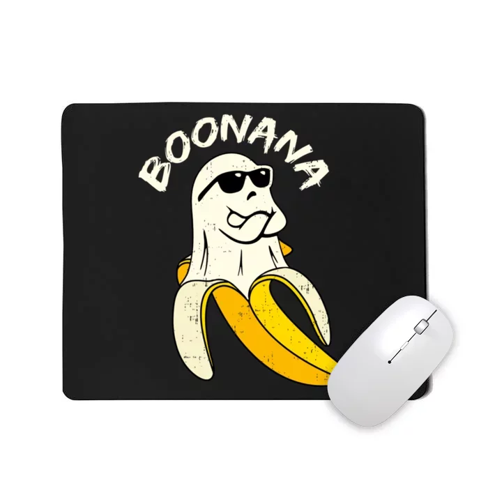 Boonana Funny Cute Banana Ghost Halloween Banana Lover Gifts Mousepad