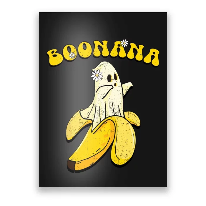 Boonana Funny Cute Banana Ghost Halloween Banana Lover Gifts Poster