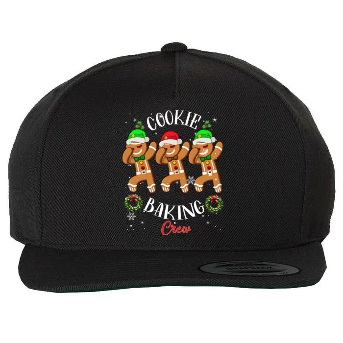 Baking Family Christmas Gingerbread Team Cookie Baking Crew Gift Wool Snapback Cap