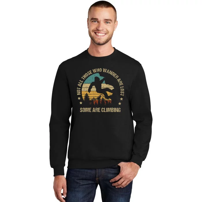 Bigfoot Funny Climber Climbing Outdoor Sweatshirt