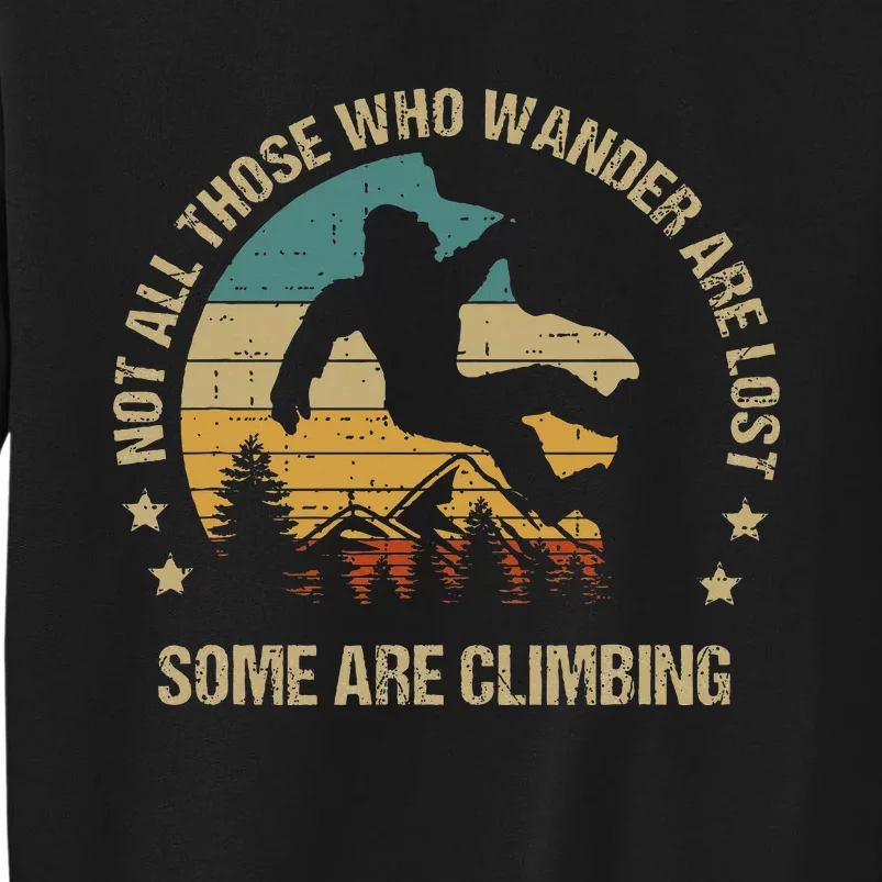 Bigfoot Funny Climber Climbing Outdoor Sweatshirt