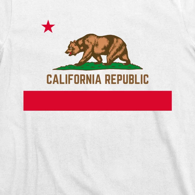 Bear Flag. California Republic State Flag Of California T-Shirt